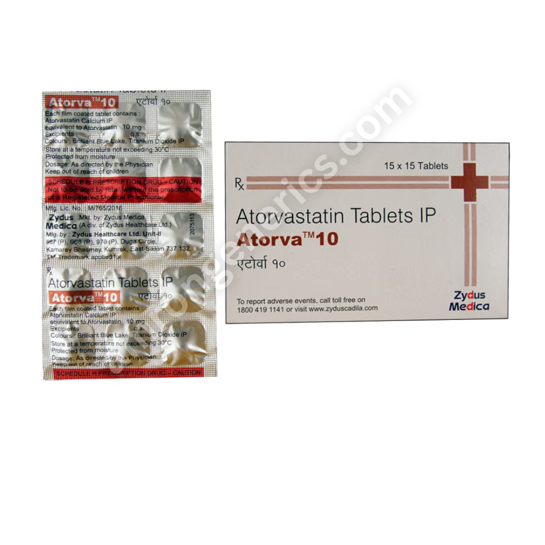 Atorva 10mg Tablet