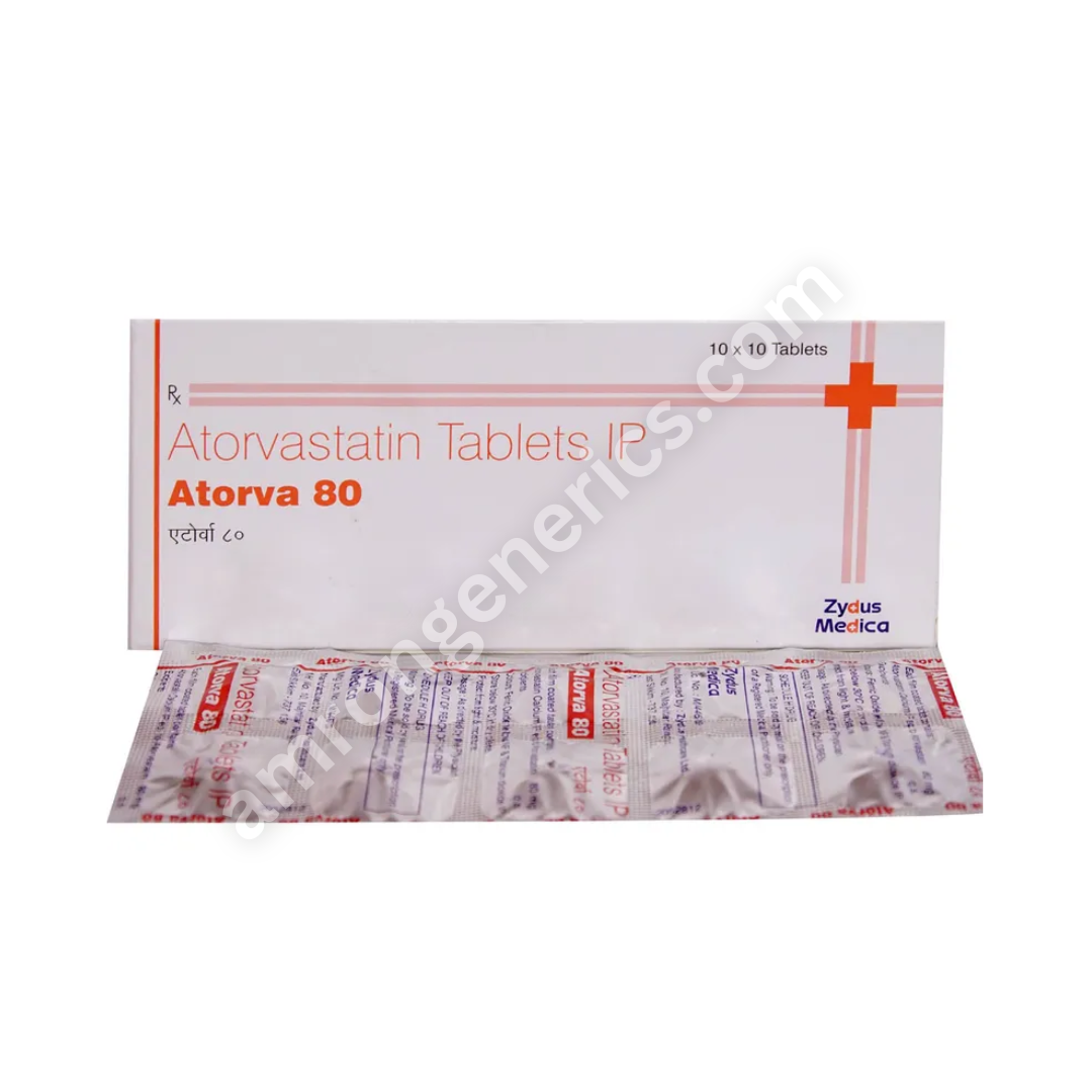 Atorva 80mg Tablet