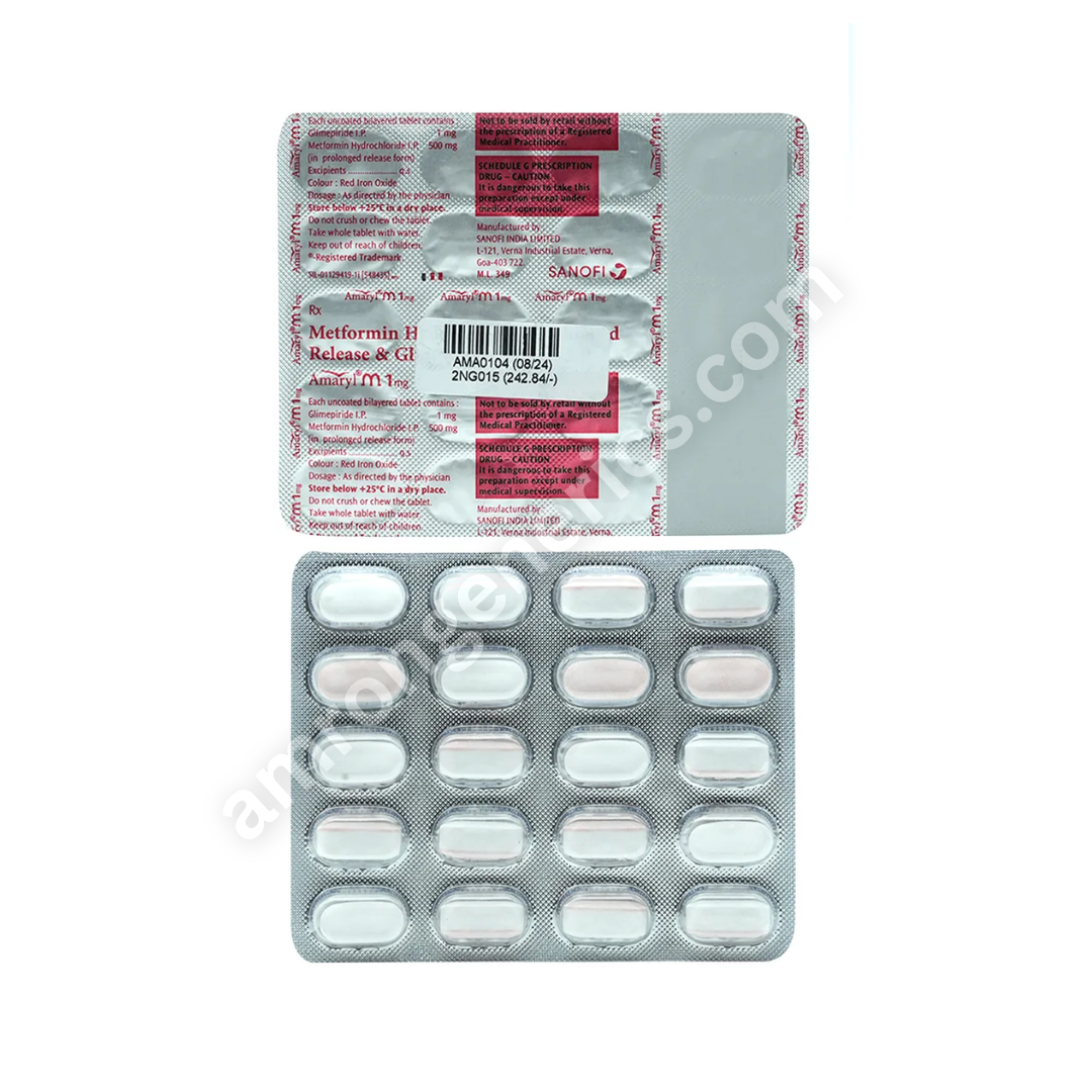 Amaryl M 1mg Tablet