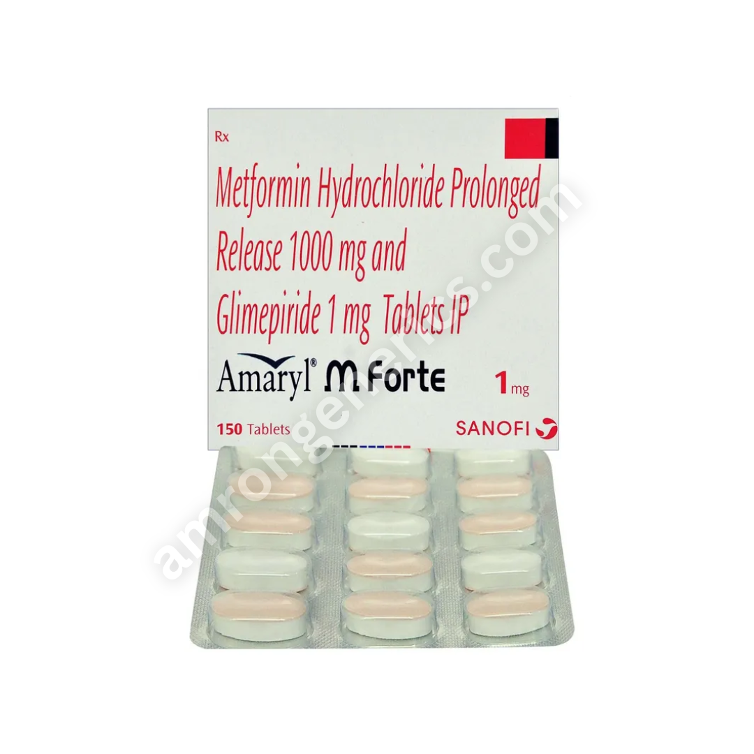 Amaryl M Forte 1mg Tablet