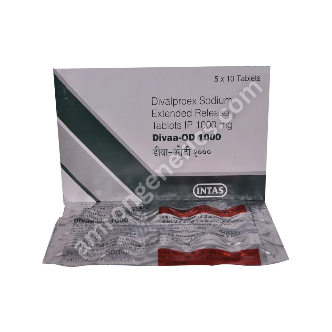 Divaa OD 1000mg Tablet