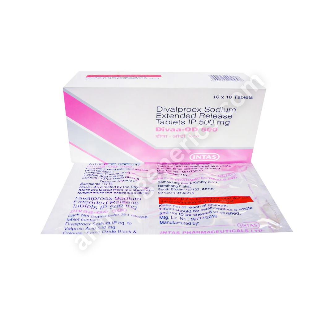 Divaa OD 500mg Tablet
